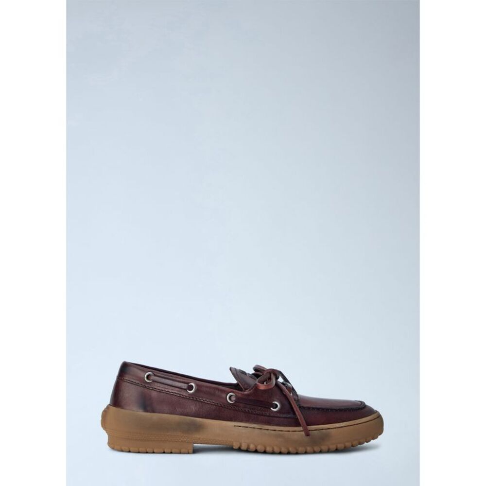 Miu Miu Women Leather Deck Shoes
